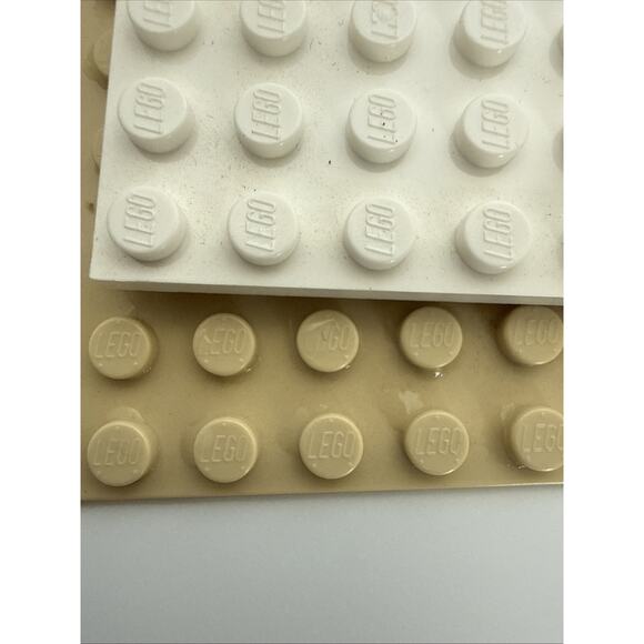 Lego Sand Baseplate 10"x10" 32x32 3 Minifigs 10 Misc Sized Baseplates LOT - Picture 4 of 5